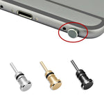 Ago per scheda plug-in per cuffie con tappo antipolvere in metallo universale da 3,5 mm, 3.5mm (Black), 3.5mm (Gold), 3.5mm (Silver)