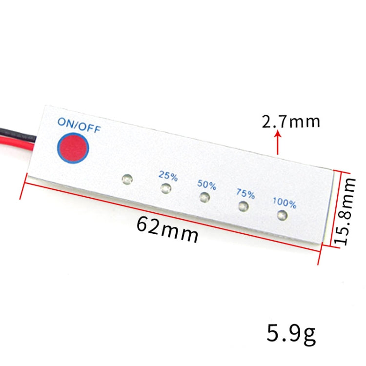 Indicatore livello batteria al litio 2S-4S 8.4-16.8V