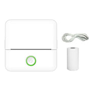 X6 200DPI Stampante per compiti a casa per studenti Stampante tascabile senza inchiostro Bluetooth, Pink Printer Paper x1, White Printing Paper x1, Pink Printing Paper x5, White Printing Paper x5, Pink Sicker x5, White Sticker x5                       ...