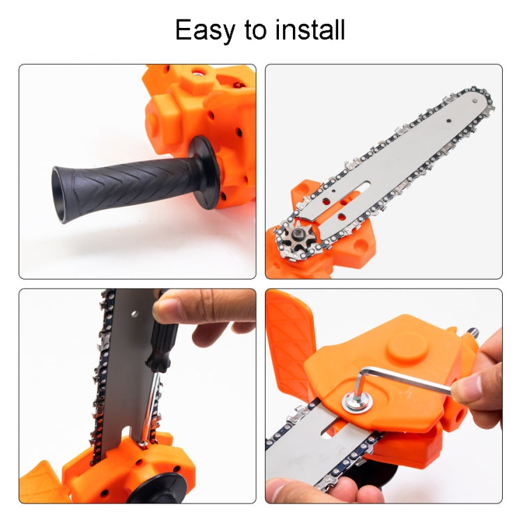 Motosega elettrica HILDA Motoseghe da potatura portatili, 4 inch Orange, 4 inch Black, 6 inch Orange, 6 inch Black