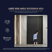 Serratura digitale con codice per impronte digitali con riconoscimento facciale 3D LOCSTAR T100A, T100A Space Gray, T100A Rose Gold