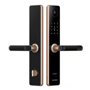 Serratura intelligente per porta con password e impronta digitale Locstar A60 con campanello, Basic Version Gray, Basic Version Gold, Tuya APP Version Gray, Tuya APP Version Gold