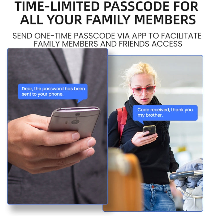 LOCSTAR C87 Smart Lock con impronta digitale e password