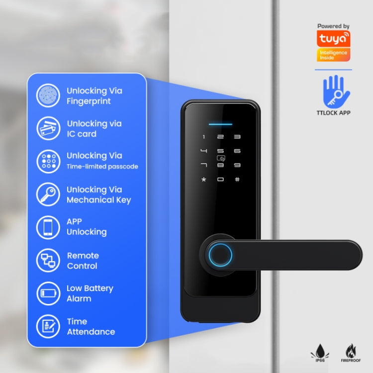 Blocco password intelligente LOCSTAR C89 per porta interna
