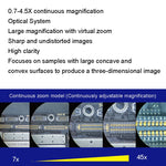 Microscopio stereo trinoculare MECHANIC MC-75TB1 con luce LED