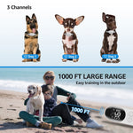Collare antiurto impermeabile intelligente per dispositivo di addestramento per cani telecomandato per animali domestici, For-One-Dog, For-Two-Dog