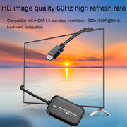 Dispositivo di condivisione dello schermo per conferenze d'ufficio PWAY DT248W-H da 30 m per proiettore HD wireless