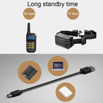 Collare impermeabile per addestramento con scosse elettriche intelligenti per animali domestici Dispositivo di addestramento per cani con telecomando da 1000 m, Receiver + Yellow Remote, Receiver + Red Remote, Only Receiver