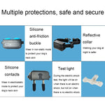 Collare impermeabile per addestramento con scosse elettriche intelligenti per animali domestici Dispositivo di addestramento per cani con telecomando da 1000 m, Receiver + Yellow Remote, Receiver + Red Remote, Only Receiver
