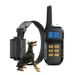 Collare impermeabile per addestramento con scosse elettriche intelligenti per animali domestici Dispositivo di addestramento per cani con telecomando da 1000 m, Receiver + Yellow Remote, Receiver + Red Remote, Only Receiver