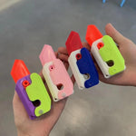 Giocattolo decompressione coltello ravanello 3D luminoso