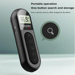 Mini walkman radio FM ricaricabile tascabile 31g