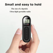 Mini walkman radio FM ricaricabile tascabile 31g