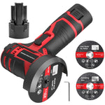 HILDA 12V 3 pollici smerigliatrice angolare agli ioni di litio per uso domestico e levigatrice, spina europea, Plastic Package With 1 Battery, Carton Package With 1 Battery, Plastic Package With 2 Battery, Carton Package With 2 Battery
