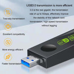 Scheda di rete wireless 1300Mbps Scheda di rete USB per computer senza driver Gigabit Dual Band 5G, 600m, 1300m