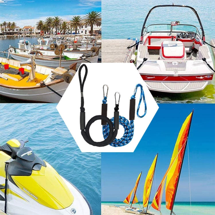 Accessori per corde per barche con morsetto in acciaio inossidabile per molo Cavo di ormeggio per kayak con buffer incorporato PWC