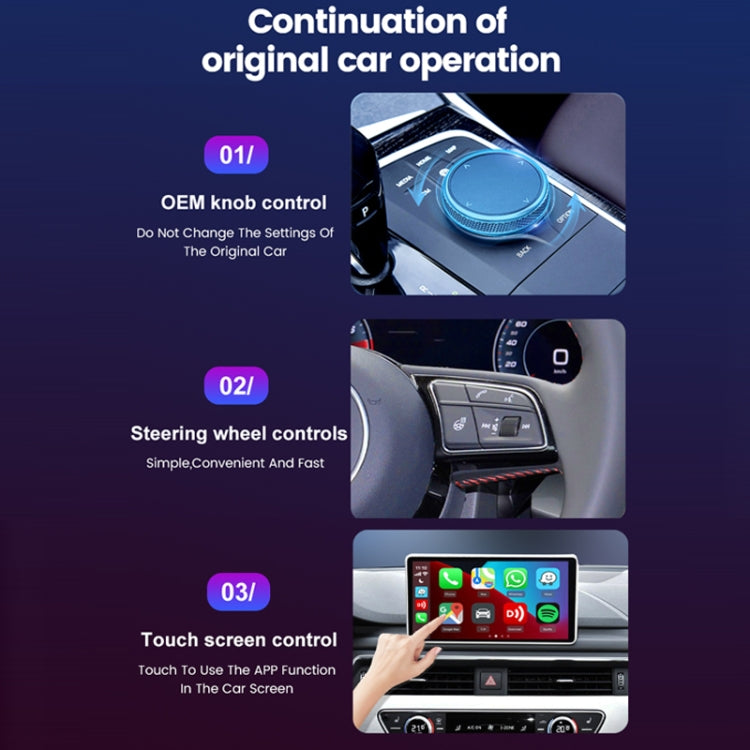 Cablato a Wireless Carplay Box Android Auto per l'interconnessione dell'auto