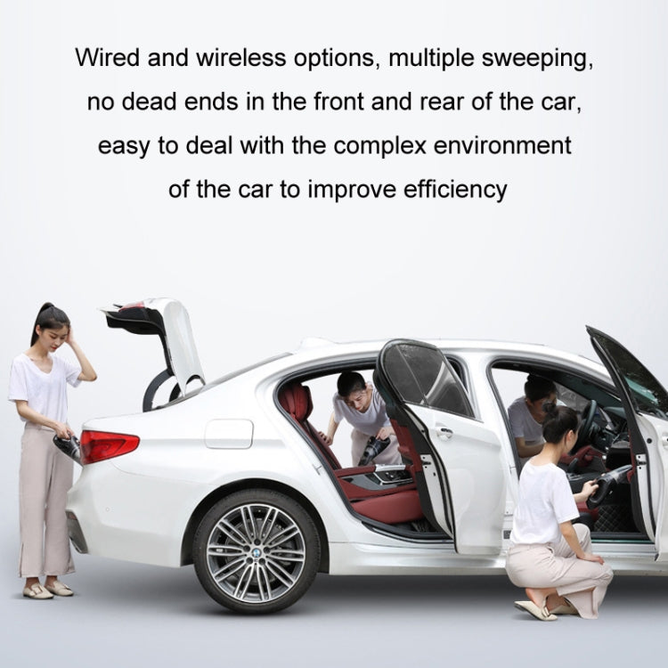 Potente aspirapolvere portatile per auto, Wired, Wireless