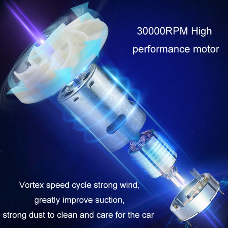 Potente aspirapolvere portatile per auto, Wired, Wireless