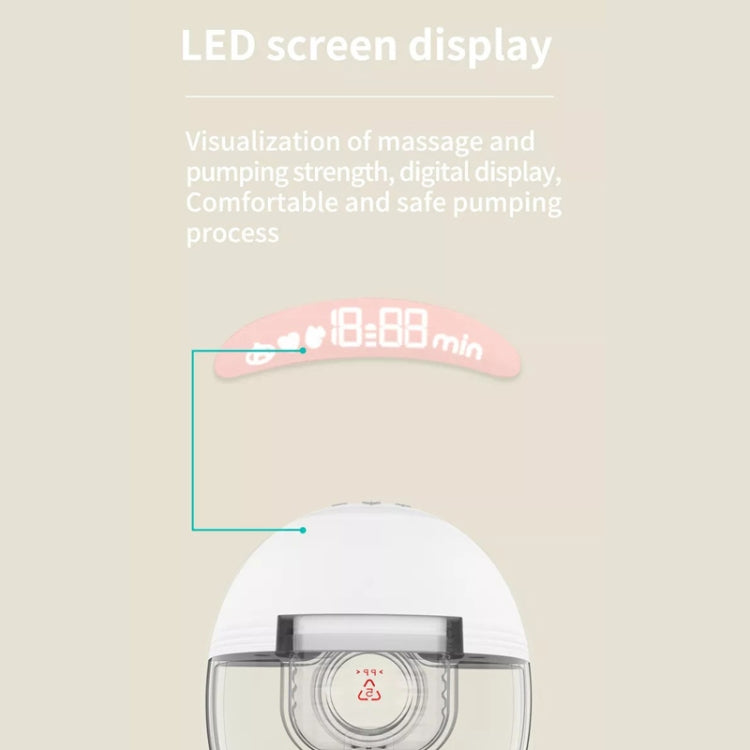 Tiralatte elettrico indossabile con display LED, 3 modalità e 12 livelli, S21 Single, S21 Double