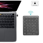 Tastiera digitale esterna silenziosa per computer con tastiera silenziosa wireless a 28 tasti