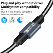 FJGEAR FJ-8K05 Amplificatore di segnale HD 8K 60HZ, FJ-8K05