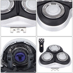 Per rasoi Philips HQ7310 HQ7340 HQ7180 HQ7360 HQ7390 Lama di ricambio Accessori, Full Set White, Full Set Silver