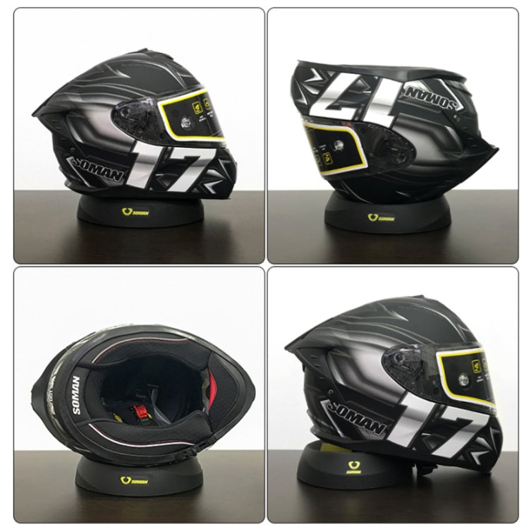 SOMAN Cuscinetto di supporto per casco multifunzionale Base di supporto protettiva antiscivolo