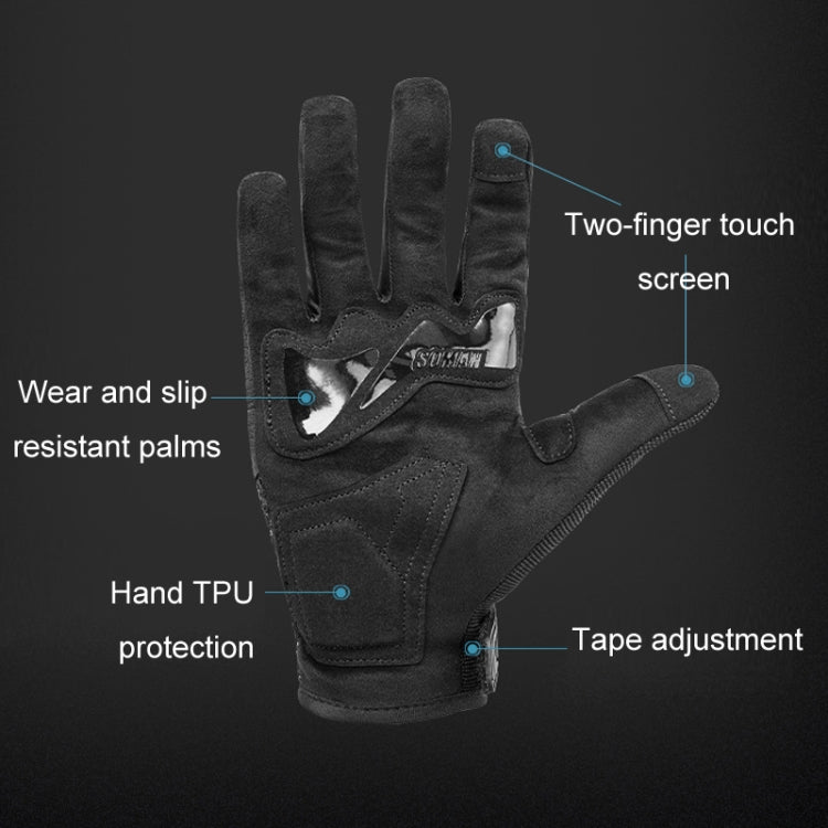 SOMAN Guanti da motocicletta anticaduta traspiranti antiscivolo in fibra di carbonio, M, L, XL, XXL