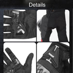 SOMAN Guanti da motocicletta anticaduta traspiranti antiscivolo in fibra di carbonio, M, L, XL, XXL