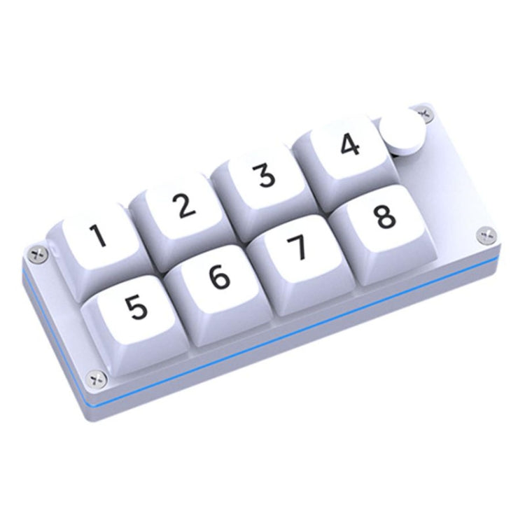 MKESPN Tasto di scelta rapida Macro definito Tastiera Samll cablata Tastiera da gioco con una sola mano, MKESPN K806 (White, MKESPN K806 (Black), MKESPN K806 (Transparent)