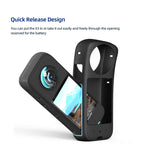 Per Insta360 X3 AMagisn Custodia protettiva in silicone per corpo, Body+Lens Case (Black), Body+Lens Case (Blue), Body Case (black), Body Case (Blue), Lens Case (Black), Lens Case (Blue)