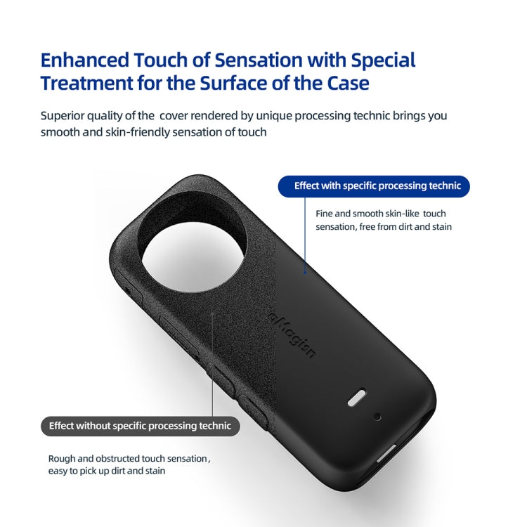 Per Insta360 X3 AMagisn Custodia protettiva in silicone per corpo, Body+Lens Case (Black), Body+Lens Case (Blue), Body Case (black), Body Case (Blue), Lens Case (Black), Lens Case (Blue)