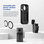 Per Insta360 X3 AMagisn Custodia protettiva in silicone per corpo, Body+Lens Case (Black), Body+Lens Case (Blue), Body Case (black), Body Case (Blue), Lens Case (Black), Lens Case (Blue)