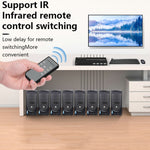 FJGEAR FJ-U804 Estensore per switch di condivisione USB 2.0 8 ingressi 4 uscite, FJ-U804