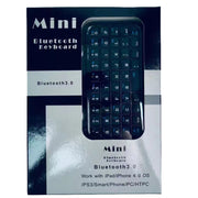 Mini tastiera Bluetooth wireless a 49 tasti Tastiera portatile universale multisistema, 202120 (Black)