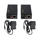 FJGEAR FJ-VEA100 Prolunga 2 in 1 Cavo singolo da VGA a RJ45 Prolunga con audio, spina europea, FJ-VEA100 EU Plug