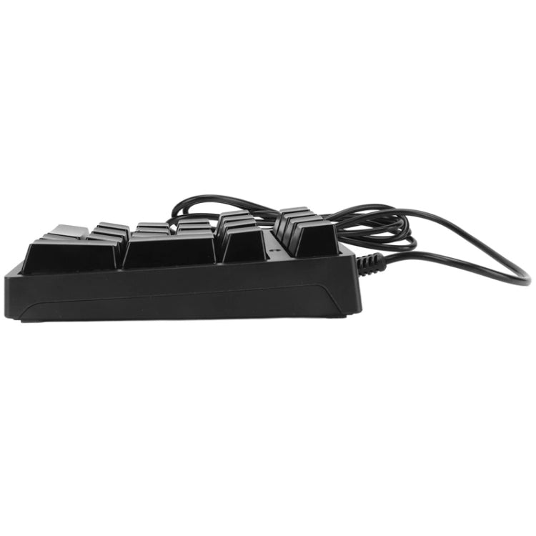 198I K21 Tastiera meccanica Dightal cablata Pulsante multifunzione Tastierino da ufficio retroilluminato RGB