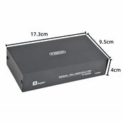 FJGEAR FJ-2008 Splitter VGA 1 ingresso 8 uscite Splitter uscita Vedio per computer, spina europea, FJ-2008 EU Plug