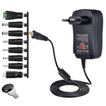 Adattatore di alimentazione regolabile con interfaccia USB da 30 W con luce LED per il monitoraggio dell'alimentazione, US Plug, EU Plug, UK Plug, AU Plug