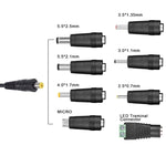Adattatore di alimentazione regolabile con interfaccia USB da 30 W con luce LED per il monitoraggio dell'alimentazione, US Plug, EU Plug, UK Plug, AU Plug