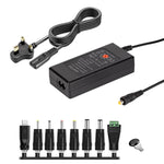 Caricatore adattatore di alimentazione CC regolabile 3A da 65 W 6-20 V, US Plug, EU Plug, UK Plug Small, AU Plug, UK Plug Large