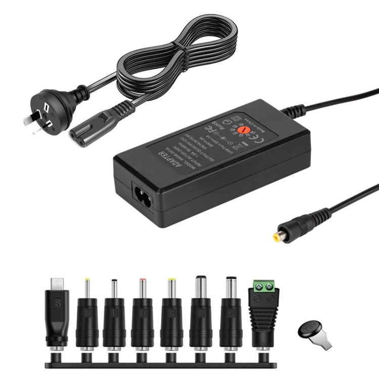 Caricatore adattatore di alimentazione CC regolabile 3A da 65 W 6-20 V, US Plug, EU Plug, UK Plug Small, AU Plug, UK Plug Large