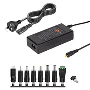 Caricatore adattatore di alimentazione CC regolabile 3A da 65 W 6-20 V, US Plug, EU Plug, UK Plug Small, AU Plug, UK Plug Large