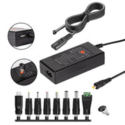 Caricatore adattatore di alimentazione CC regolabile 3A da 65 W 6-20 V, US Plug, EU Plug, UK Plug Small, AU Plug, UK Plug Large