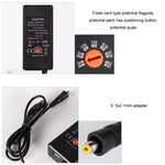 Caricatore adattatore di alimentazione CC regolabile 3A da 65 W 6-20 V, US Plug, EU Plug, UK Plug Small, AU Plug, UK Plug Large