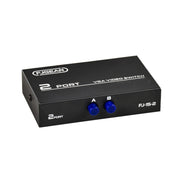 FJGEAR FJ-15-2 Commutatore VGA per computer Condivisore di commutazione bidirezionale 2 ingressi 1 uscita, FJ-15-2