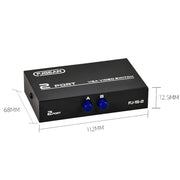FJGEAR FJ-15-2 Commutatore VGA per computer Condivisore di commutazione bidirezionale 2 ingressi 1 uscita, FJ-15-2