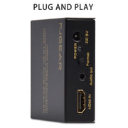 FJGEAR FJ-HA1308 Convertitore da HDMI ad AV Supporta NTSC PAL con ridimensionamento automatico dello schermo, FJ-HA1308