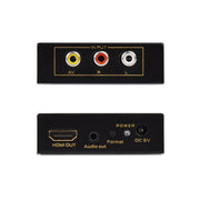 FJGEAR FJ-AH1308 Convertitore AV a HDMI con ridimensionamento automatico, FJ-AH1308